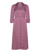 Printed Feminine Dress Pink Tom Tailor