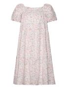 Dress Puff Sleeve Aop Flowers Patterned Lindex