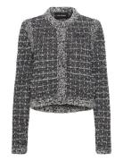 Boucle Cardigan Grey Karl Lagerfeld