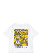 Nmmjule Minions Nreg Ss Top Box Sky White Name It