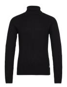 Jjpannel Knit Roll Neck Aw24 Black Jack & J S