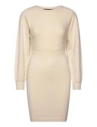 Vmhollykaris Ls O-Neck Dress Ga Boo Cream Vero Moda