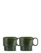 Coffee & More Tea Mug, 2-Pcs Green Sagaform