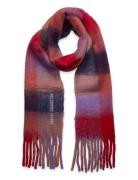 Super Soft Check Scarf Red French Connection