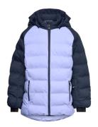 Ski Jacket - Quilt- Contrast Navy Color Kids