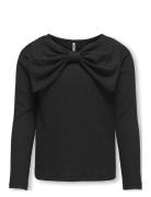 Kogmia L/S Bow Top Jrs Black Kids Only