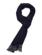 Slhtope Wool Scarf Blue Selected Homme