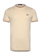 Twin Tipped T-Shirt Cream Fred Perry