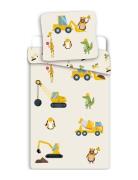 Bed Linen Junior Nb 2019 Construction - 100X135 40X60 Cm Patterned Bra...