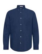 Reg Indigo Dot Shirt Blue GANT