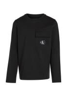 Badge Reg. Ls T-Shirt Black Calvin Klein