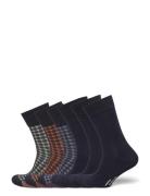 Socks 6-P, Bamboo, Navy 115A244145 6 Pc/Pack Black TOPECO