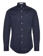 Slim Pinpoint Oxford Shirt Navy GANT