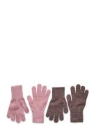 Comfy Gloves 2-Pack Pink Melton