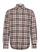 Reg Flannel Plaid Shirt Cream GANT