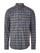 Casual Check Flannel B.d Shirt Brown Lexington Clothing