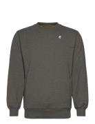 French Terry Fleece Crewneck Pullover Grey K-Way