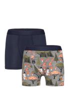 Svampar Boxershorts 2St Navy Martinex