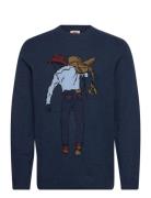 Original Hm Sweater Saddleman Navy LEVI´S Men