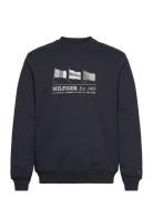 Hilfiger Flags Crewneck Navy Tommy Hilfiger