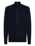 Essential Fleece Zt Stand Collar Navy Tommy Hilfiger