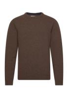 Cfkarl Crew Neck Bounty Knit Brown Casual Friday