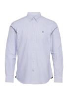 Oxford Striped Bd Shirt Blue Morris