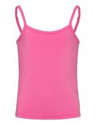 Rkbillie Sl Short Strap Top Pink Rosemunde Kids