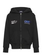 Jcoreflex Sweat Zip Hood Jnr Black Jack & J S