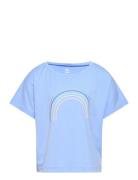 Gapfit Kids Recycled Boxy T-Shirt Blue GAP