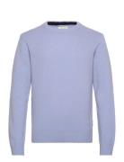 Cfkarl Crew Neck Bounty Knit Blue Casual Friday