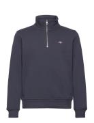 Shield Half Zip Sweatshirt Navy GANT