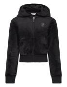 Jc Diamante Zip Thru Hood Black Juicy Couture