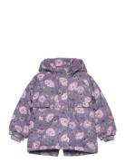 Snow Jacket Aop Purple Minymo