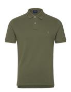 Slim Fit Mesh Polo Shirt Green Polo Ralph Lauren