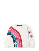 Fleece Sweatshirt For Baby Girl -Bci White Boboli