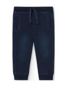 Fleece Denim Trousers For Baby Boy -Bci Blue Boboli