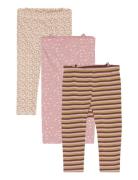 Hcliva- Leggings 3-Pack Pink Hust & Claire