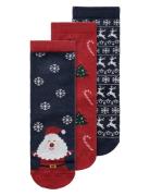 Nmnrichristmas 3P Sock Red Name It