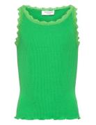 Rkbeatha Sl Top W/ Lace Green Rosemunde Kids