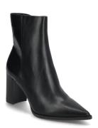 Pointed Heel Ankle Boot Black Mango