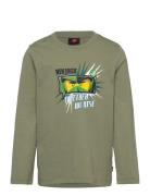 Lwtano 624 - T-Shirt L/S Khaki LEGO Kidswear