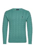 Cable-Knit Cotton Sweater Green Polo Ralph Lauren