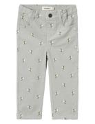 Nmfbella Baggy Cord Pants 1119-Hc S Lil Grey Lil'Atelier