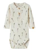 Nbmgavo Elm Ls Slim Body Lil Noos Cream Lil'Atelier