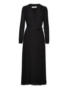 Wrap Dress Black IVY OAK