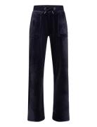 Tonal Wide Leg Jogger Navy Juicy Couture