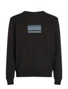 Gradient Logo Sweatshirt Black Calvin Klein