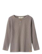 Nmmrajo Mal Ls Slim Top Lil Grey Lil'Atelier