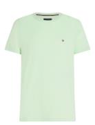 Stretch Slim Fit Tee Green Tommy Hilfiger